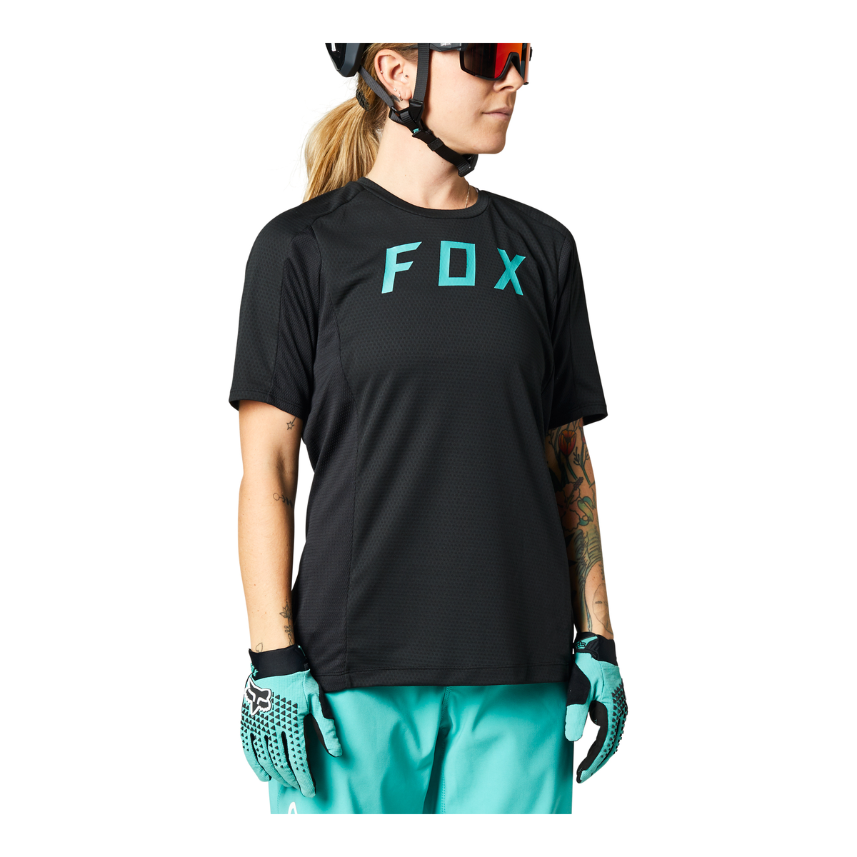 Fox Racing Womens Defend Jersey CLOSEOUT - Black