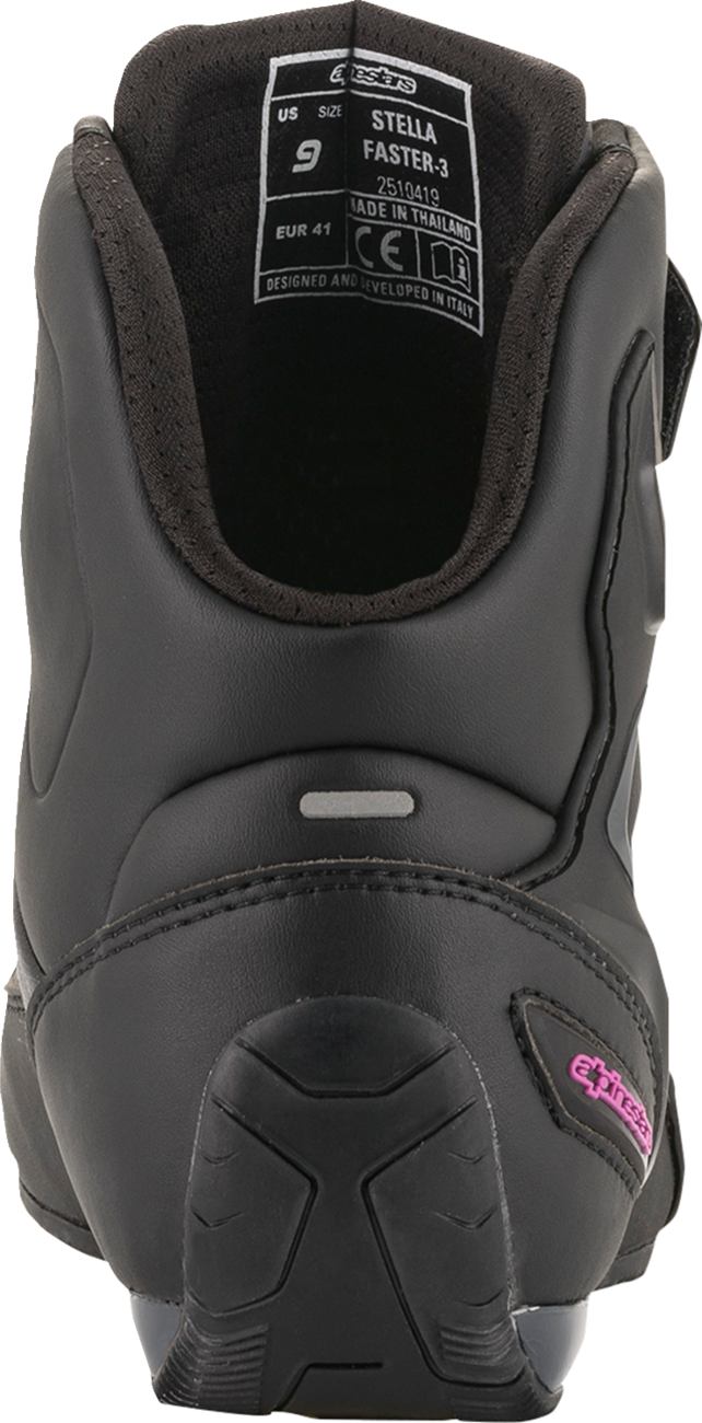 Alpinestars Womens Faster-3 Shoes Black/Pink