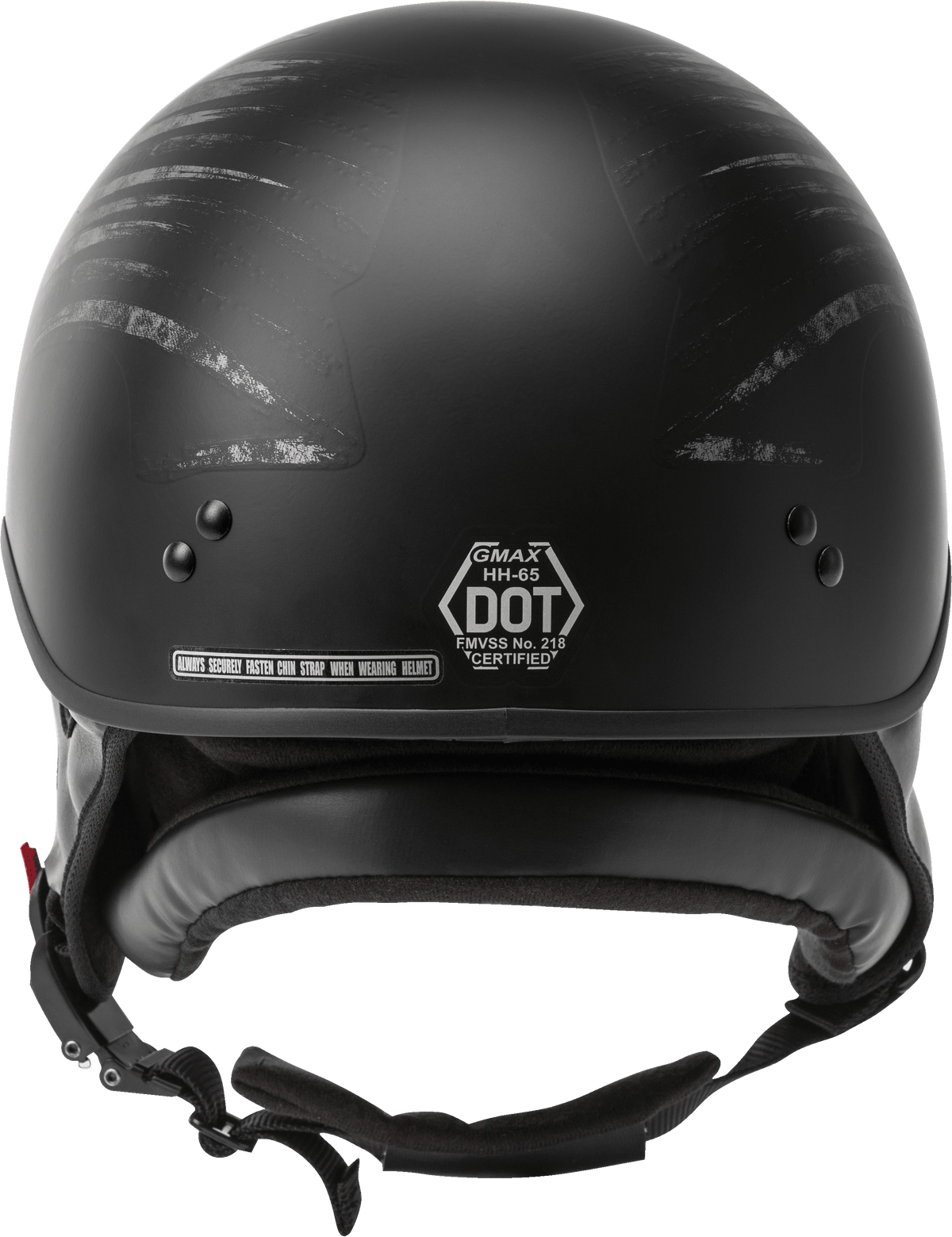 GMAX HH-65 Naked Bravery Helmet Black/Grey