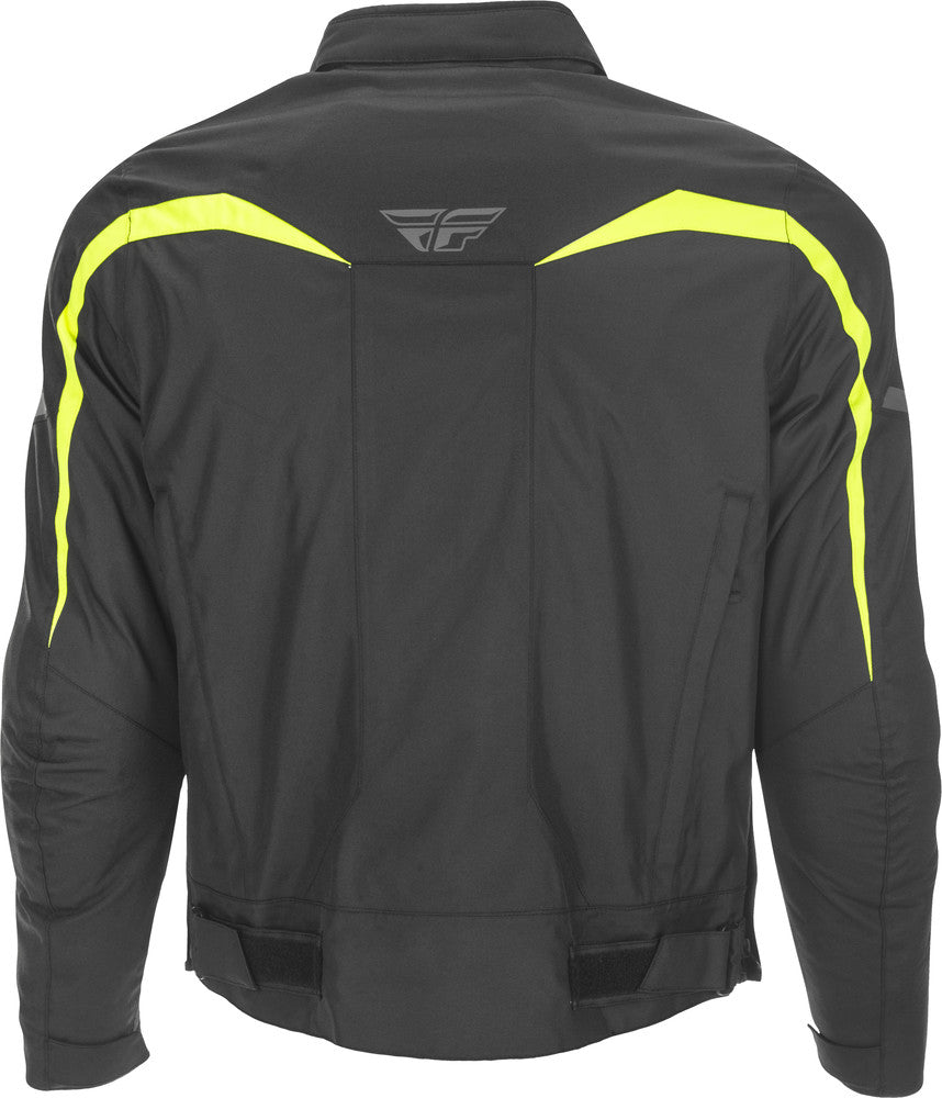 Fly Racing Butane Jacket CLOSEOUT - Black/Hi-Viz