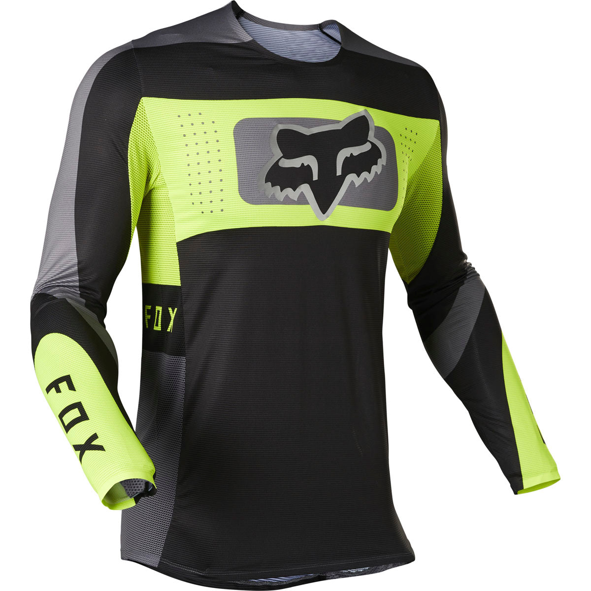 Fox Racing Flexair Mirer Jersey - Black/Yellow