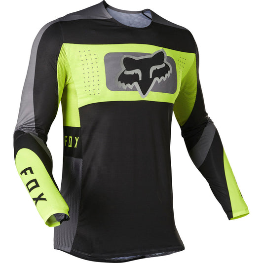 Fox Racing Flexair Mirer Jersey - Black/Yellow