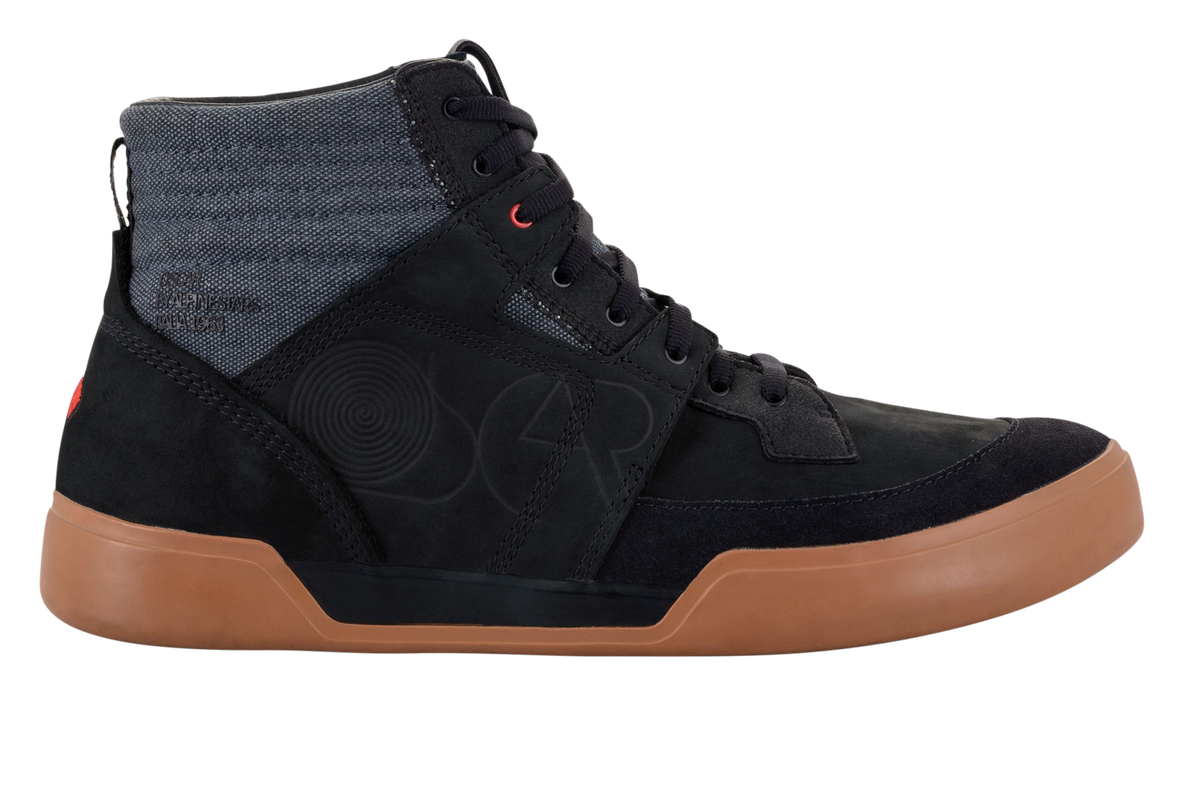 Alpinestars Grange Riding Shoes - Black/Mood Indigo