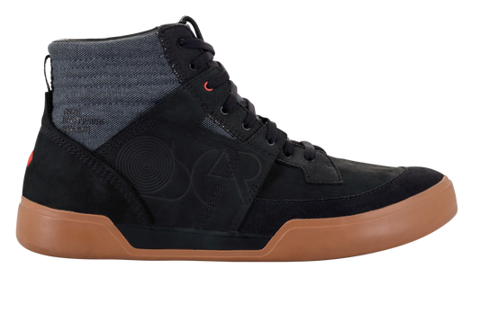 Alpinestars Grange Riding Shoes - Black/Mood Indigo