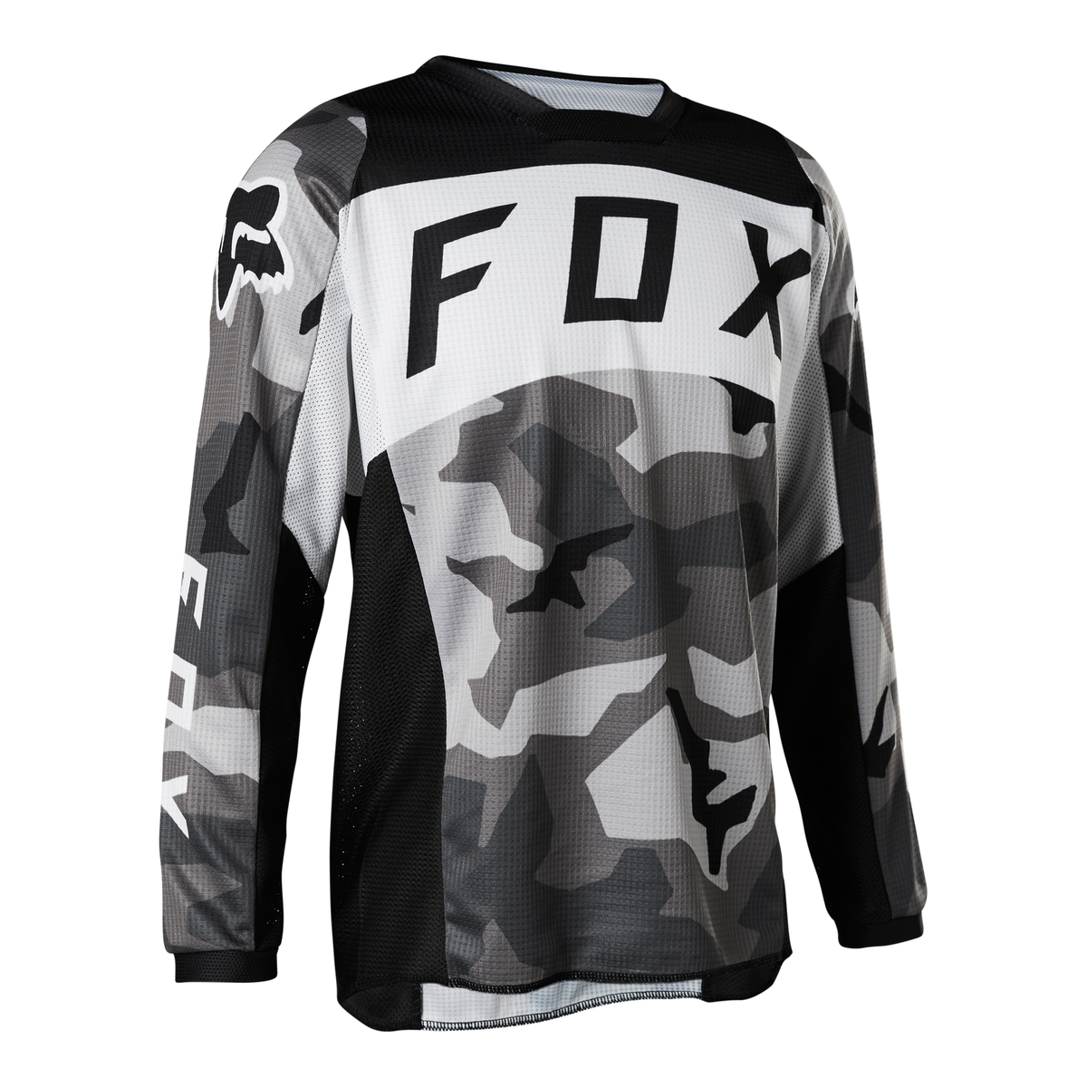 Fox Racing Youth 180 Bnkr Jersey CLOSEOUT - Black/Camo