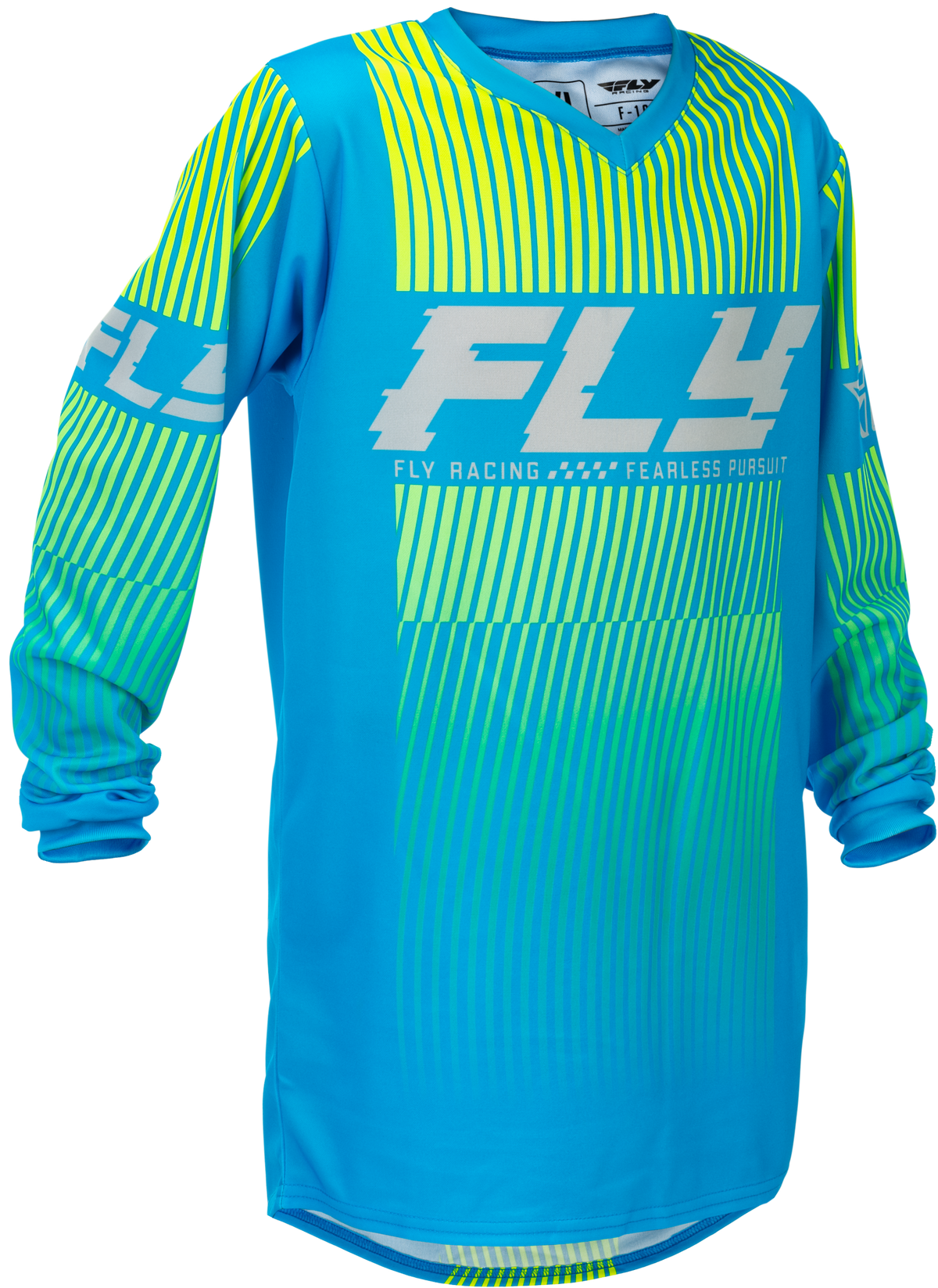 Fly Racing F-16 Youth Jersey - Blue/Hi-Vis