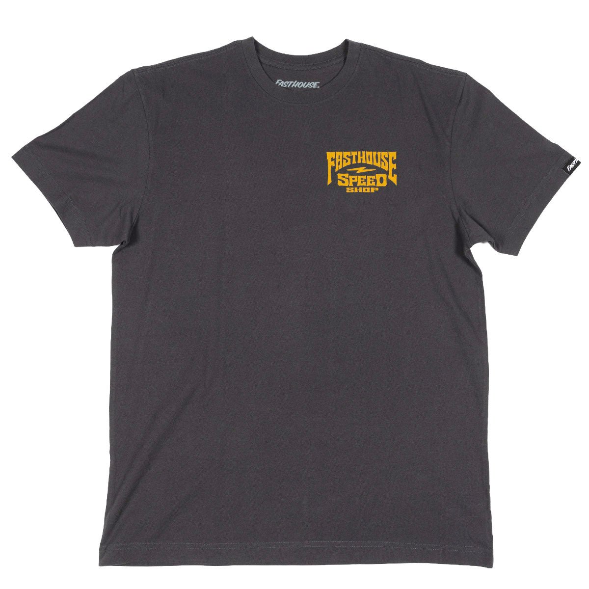 Fasthouse Record Tee - Graphite Black
