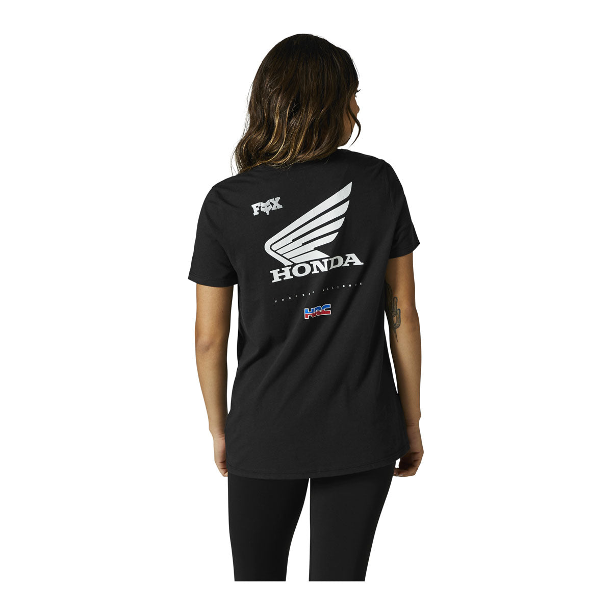 Fox Racing Womens Honda Wing Tee - Black