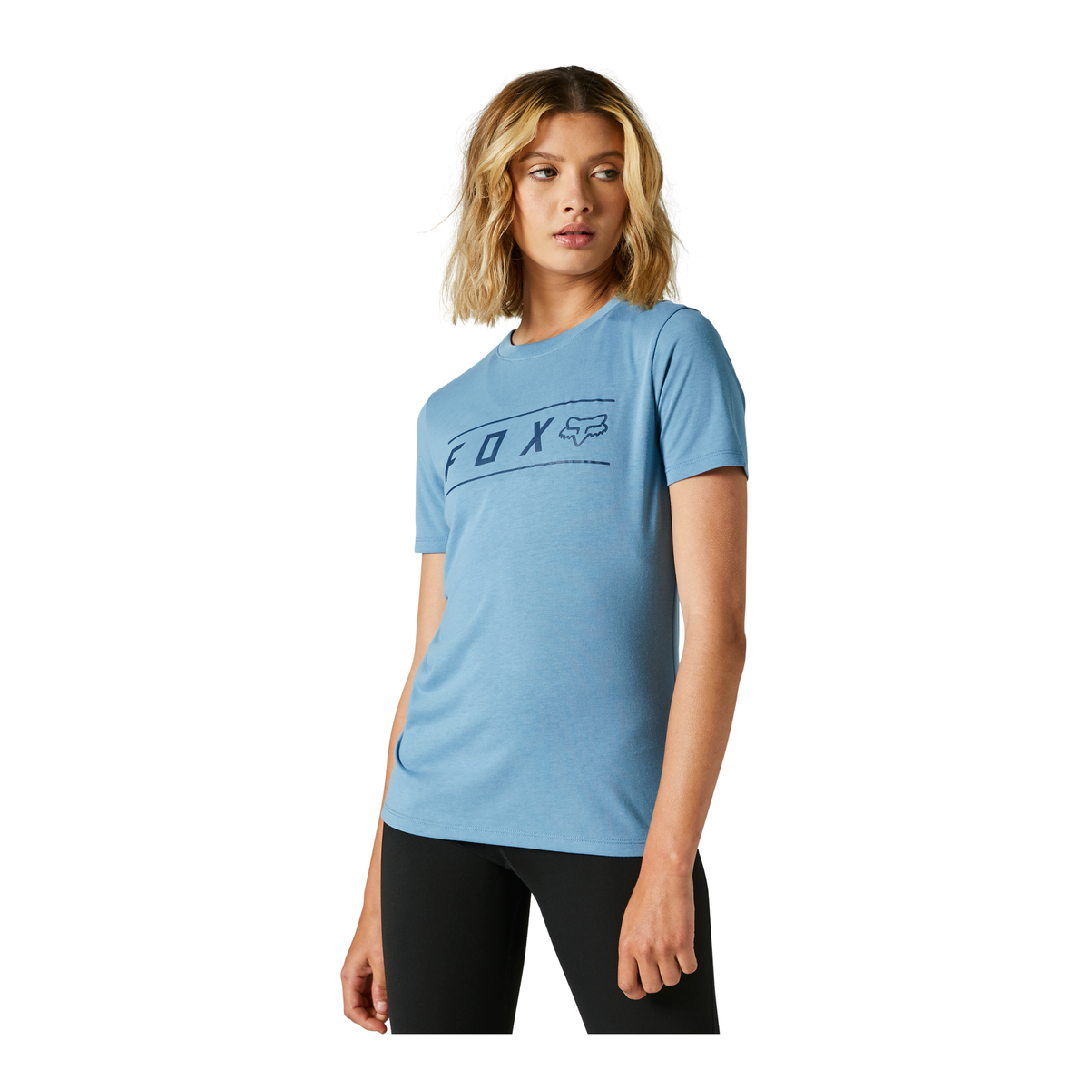 Fox Racing Womens Pinnacle Tech Tee CLOSEOUT - DST Blue