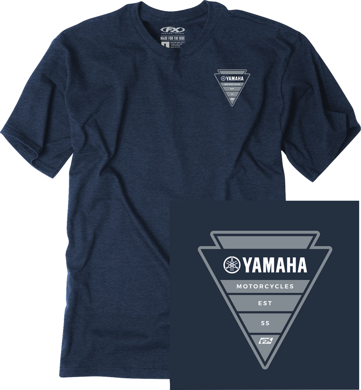 Facotry Effex Yamaha Arrow T-Shirt - Navy