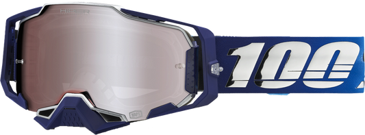 100% Armega Hiper Goggles Novel / Mirror Silver Lens