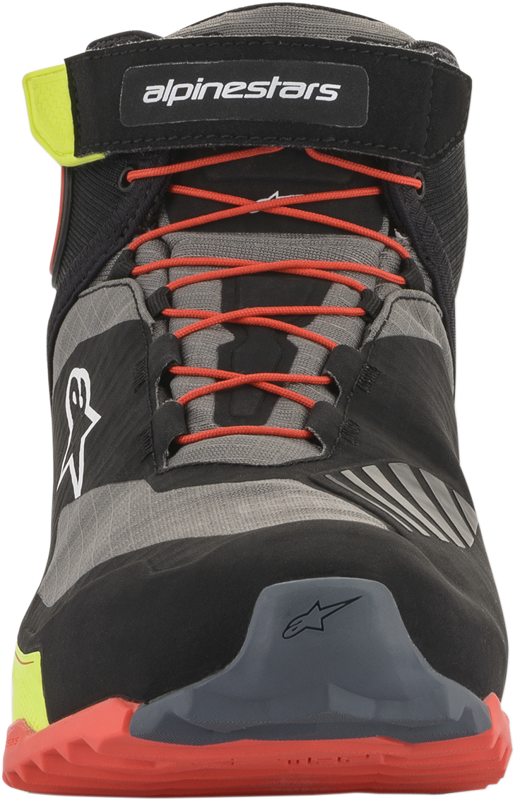 Alpinestars CR-X Drystar Shoes Black/Red/Yellow Fluorescent