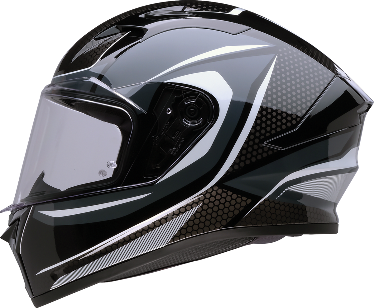 Z1R Talon Nighthawk Helmet - Black/Gray/White