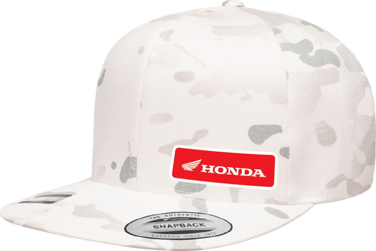Facotry Effex Honda Snapback Hat - Camo White