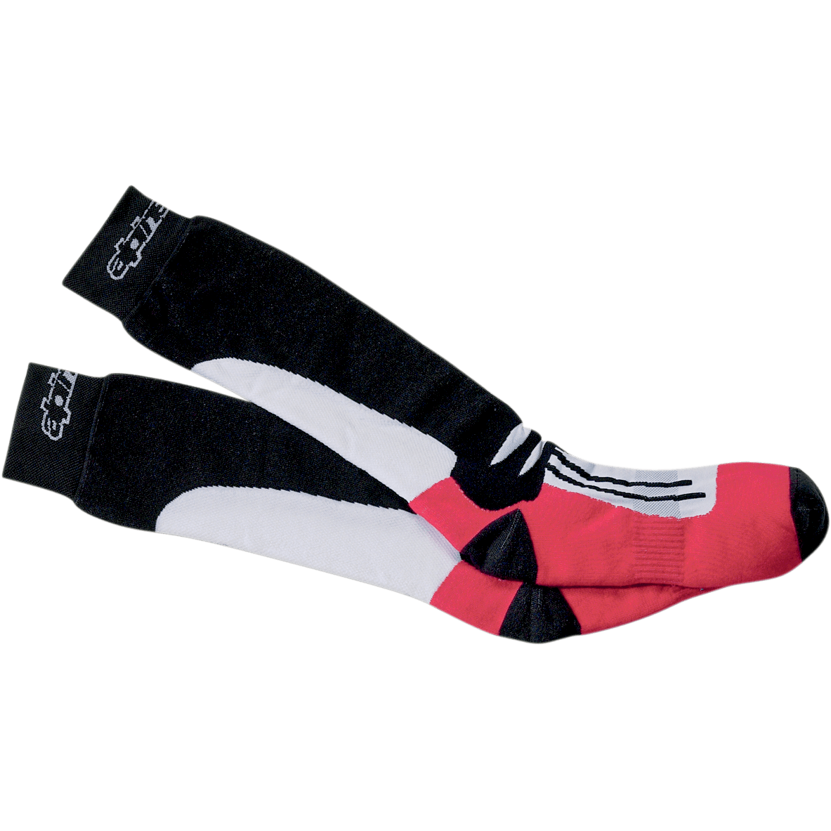 Alpinestars Road Racing Summer Socks - Black/Red/White