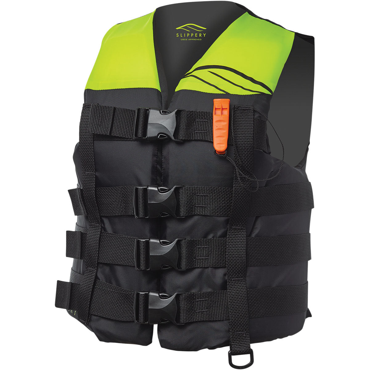 Slippery Hydro Nylon Vest - Black/Yellow