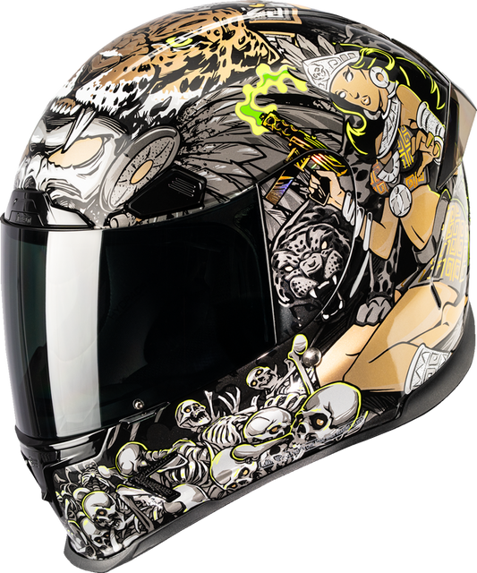 Icon Airframe Pro Helmet - Aztec Nine - Gold