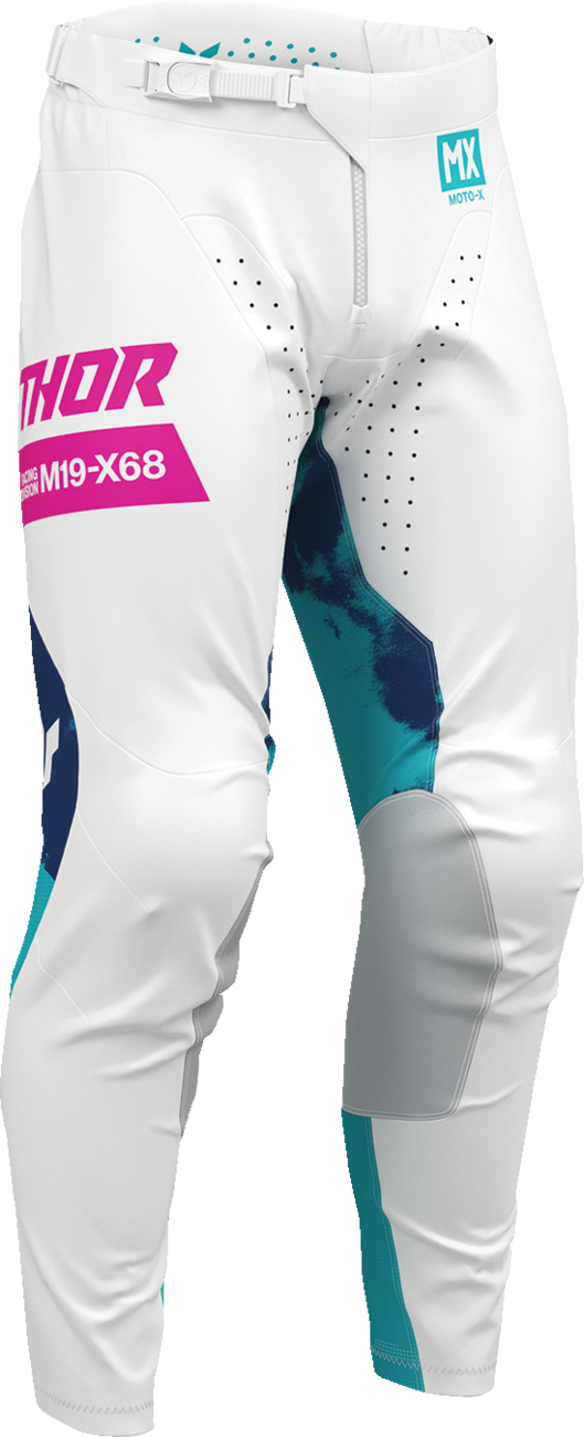 White/Aqua