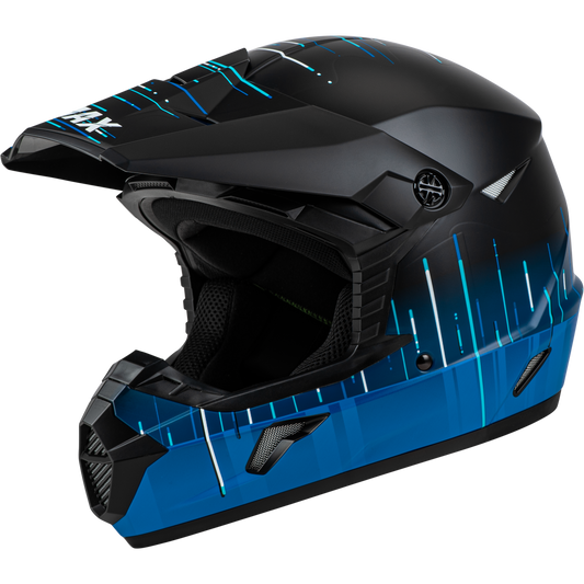 GMAX MX-46 Frequency Helmet CLOSEOUT Matte Black/Blue