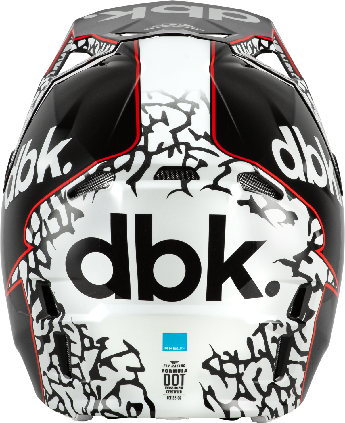 Fly Racing Formula CP DBK Helmet - Black/White/Red