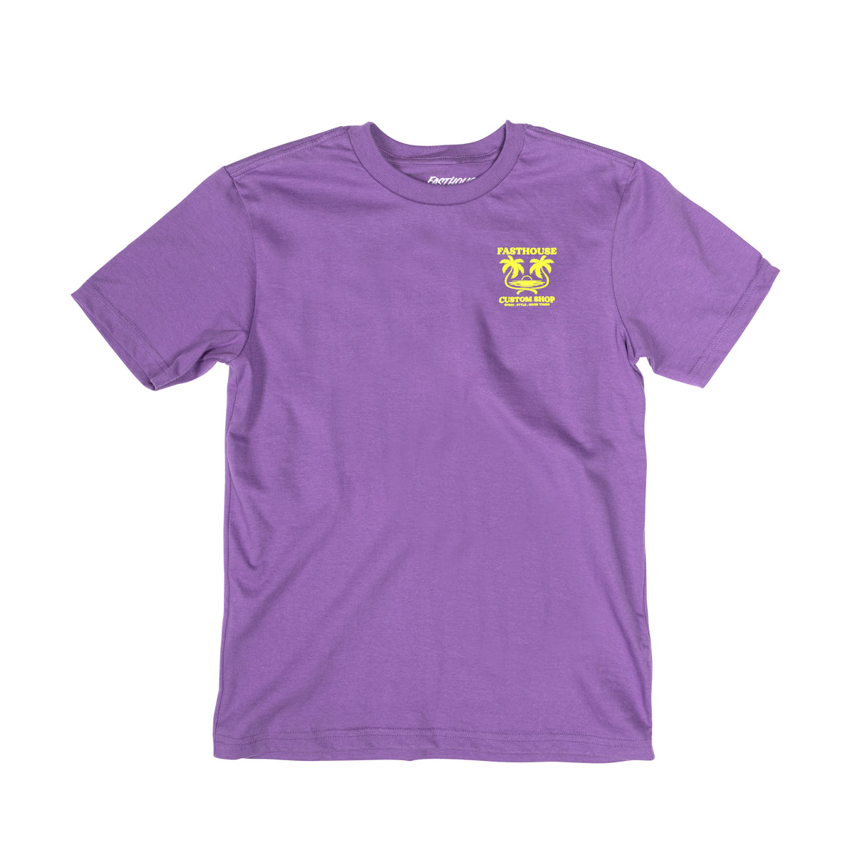 Fasthouse Youth  Getaway Tee - Purple Rush