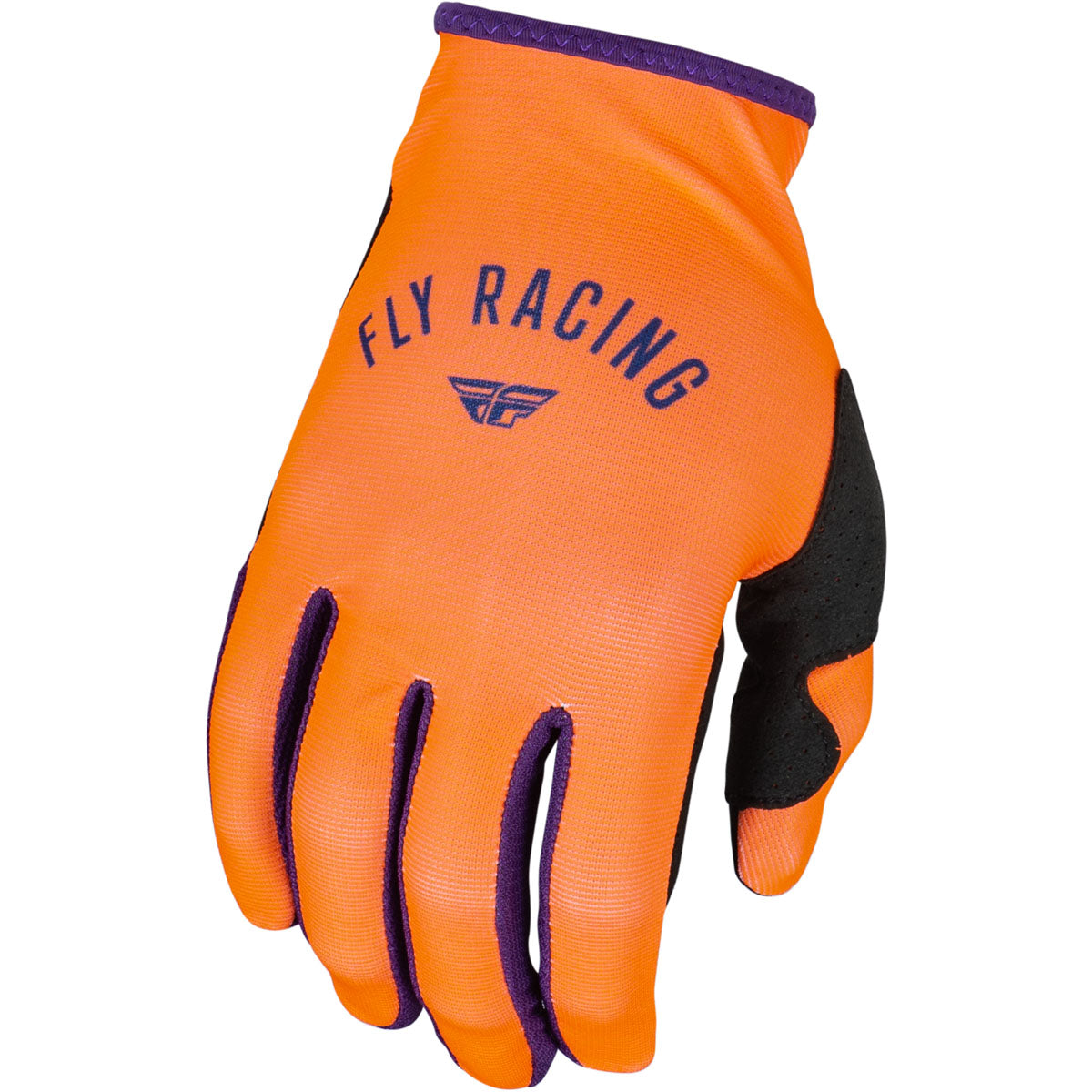 Fly Racing Womens Lite Gloves - Neon Coral/Deep Purple