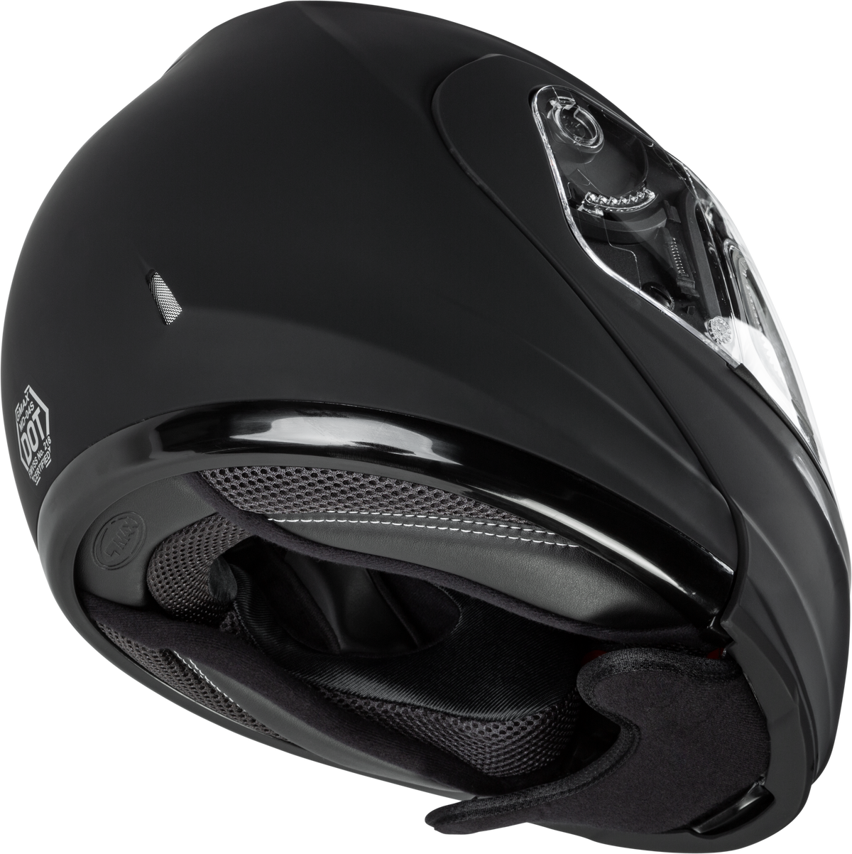 GMAX MD-04S Snow Helmet Solid w/Quick Release Buckle Electric Shield Matte Black