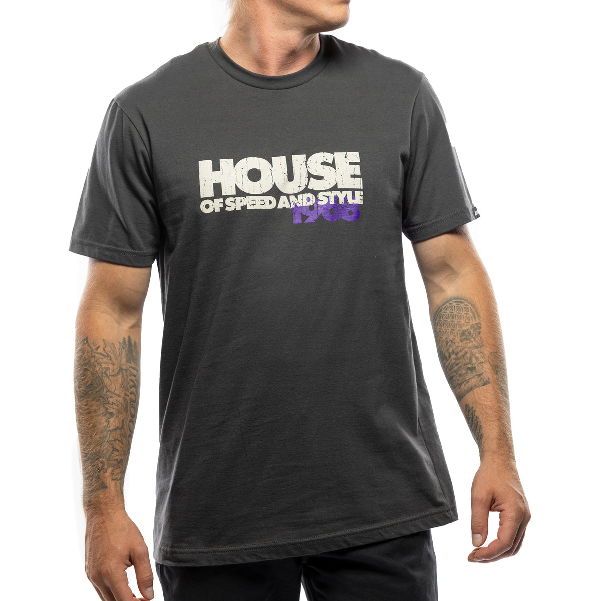 Fasthouse The House Tee - Graphite Black