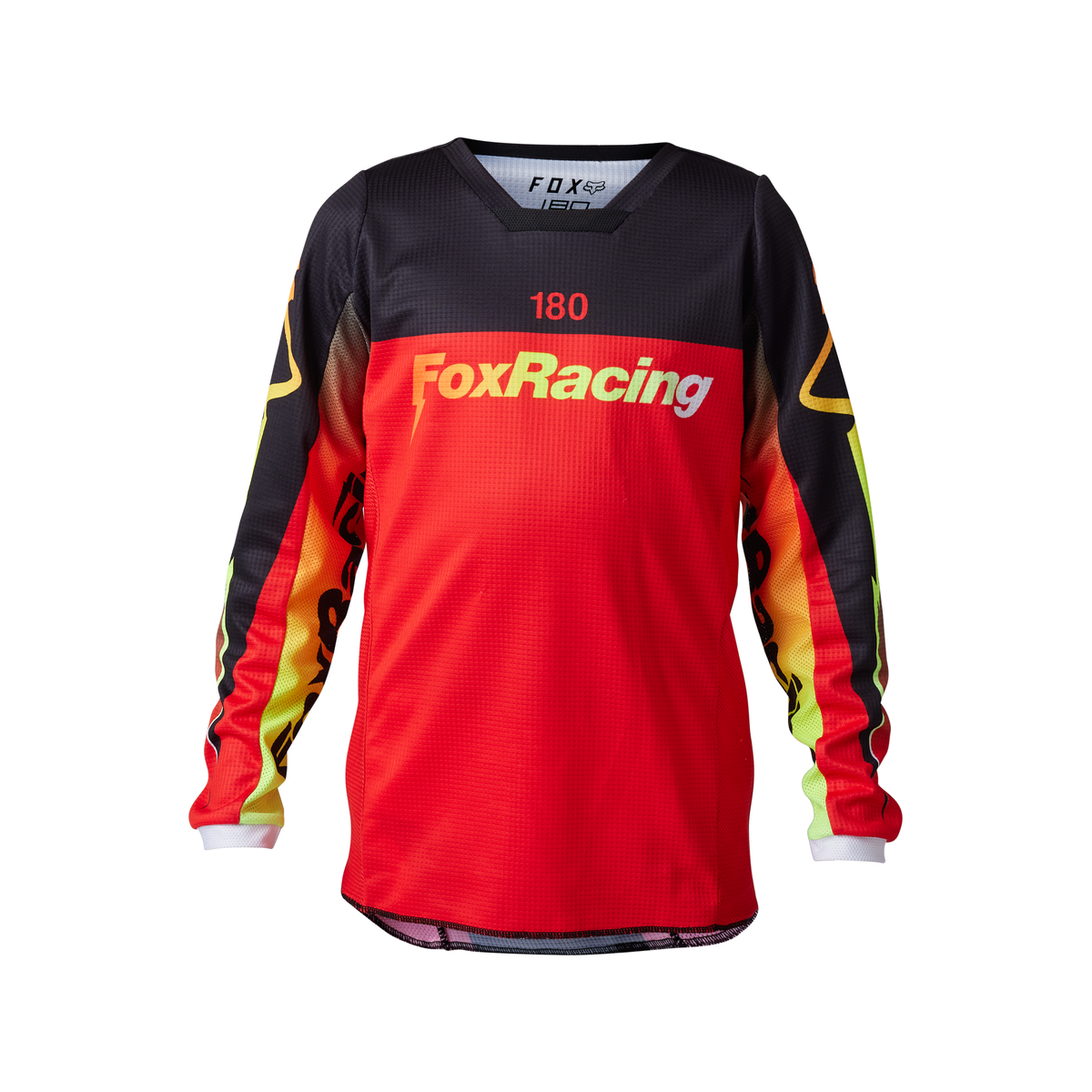 Fox Racing Youth 180 Statk Jersey CLOSEOUT - Flo Red