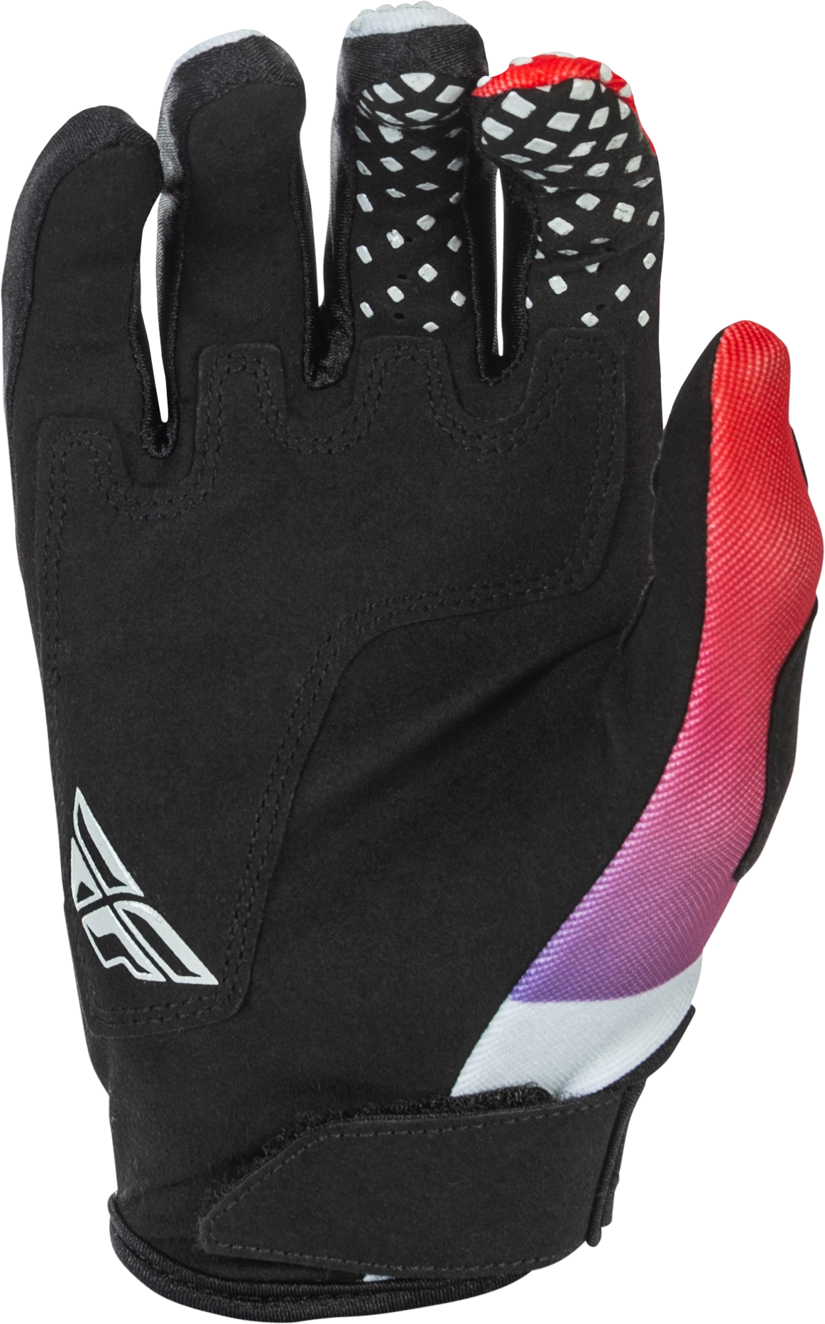 Fly Racing Youth Kinetic Gloves - Grey/Red/Purple/Black