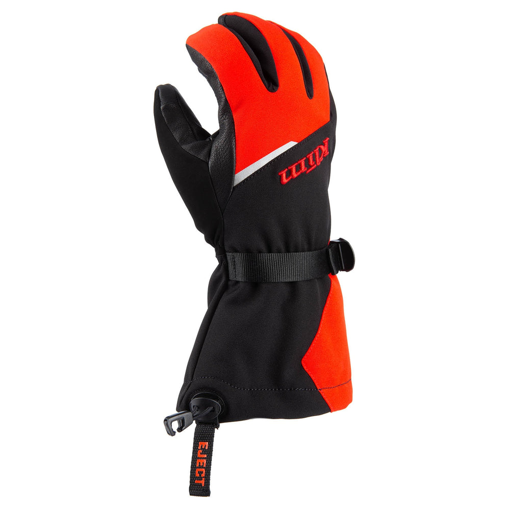 Klim Fusion Gauntlet Glove - Black/Fiery Red