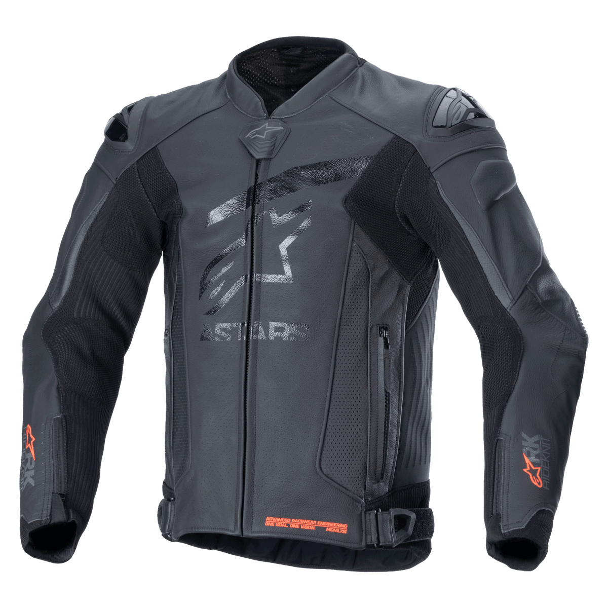 Alpinestars GP Plus R V4 Rideknit Leather Jacket - Black/Black