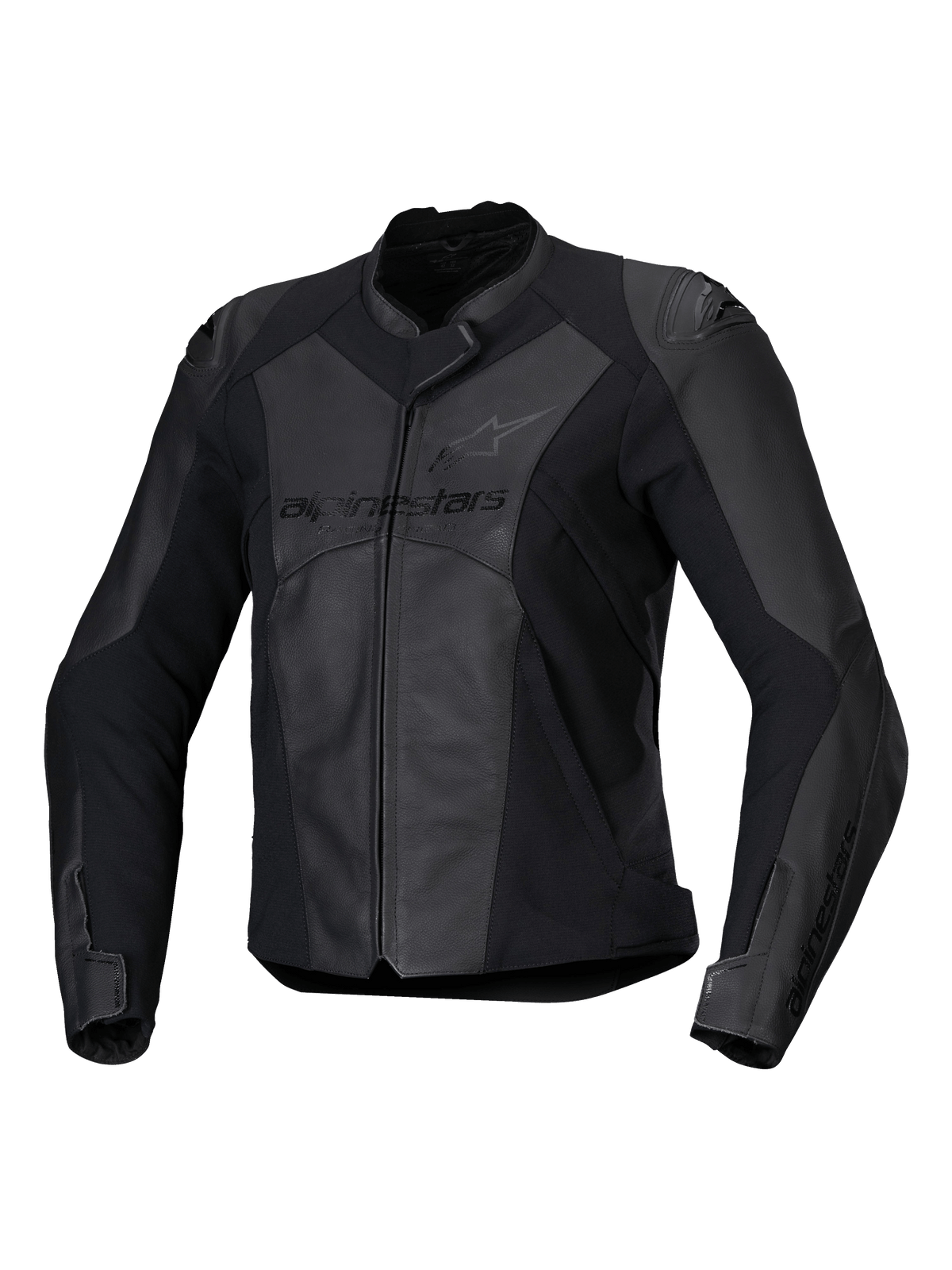 Alpinestars Womens Stella Faster V3 Leather Jacket - Black/Black