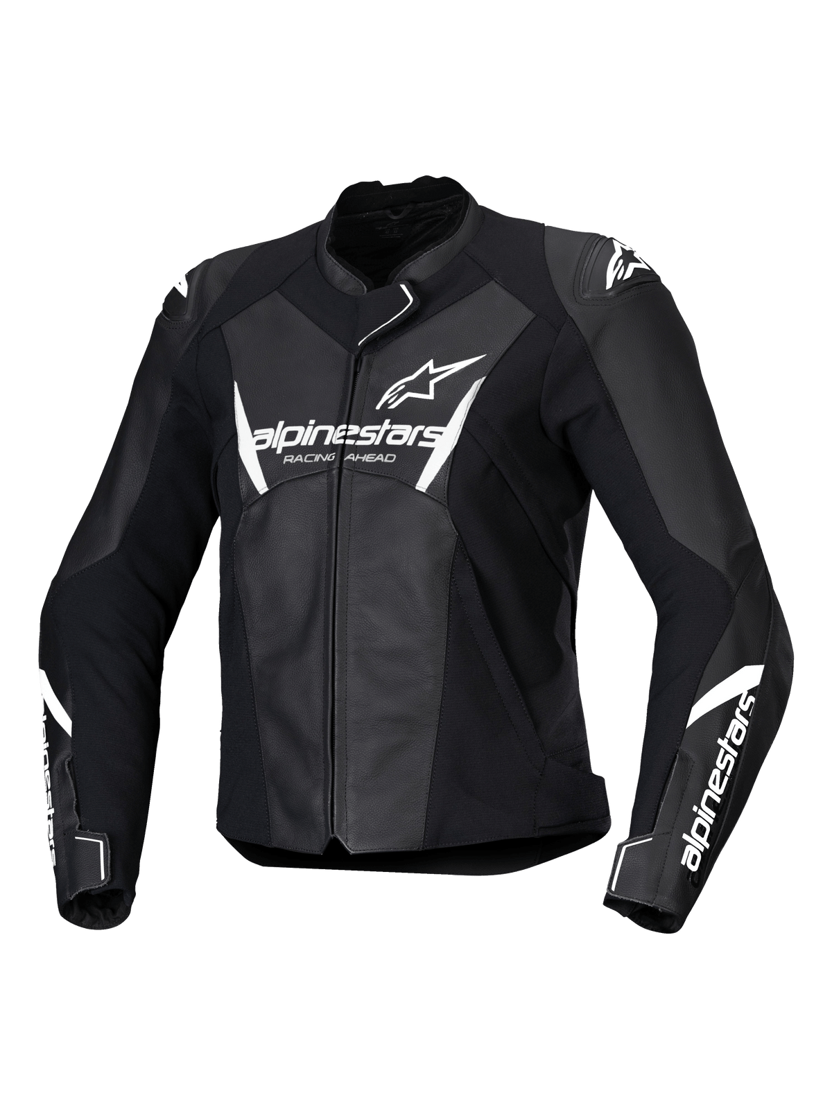 Alpinestars Womens Stella Faster V3 Leather Jacket - Black/White
