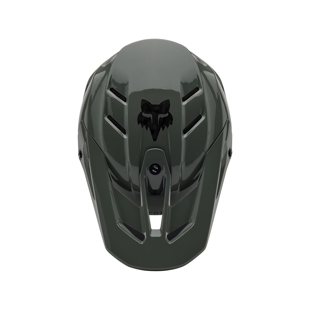 Fox Racing V3 Rs Carbon Solid Helmet - Dark Stone