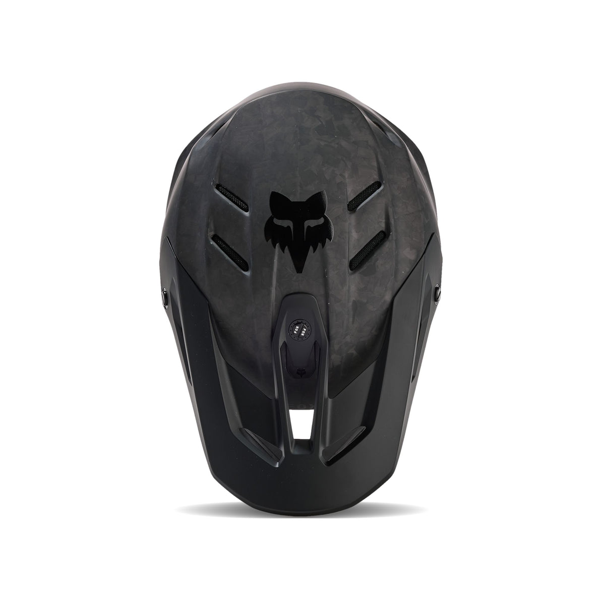 Fox Racing V3 Rs Carbon Solid Helmet - Matte Black