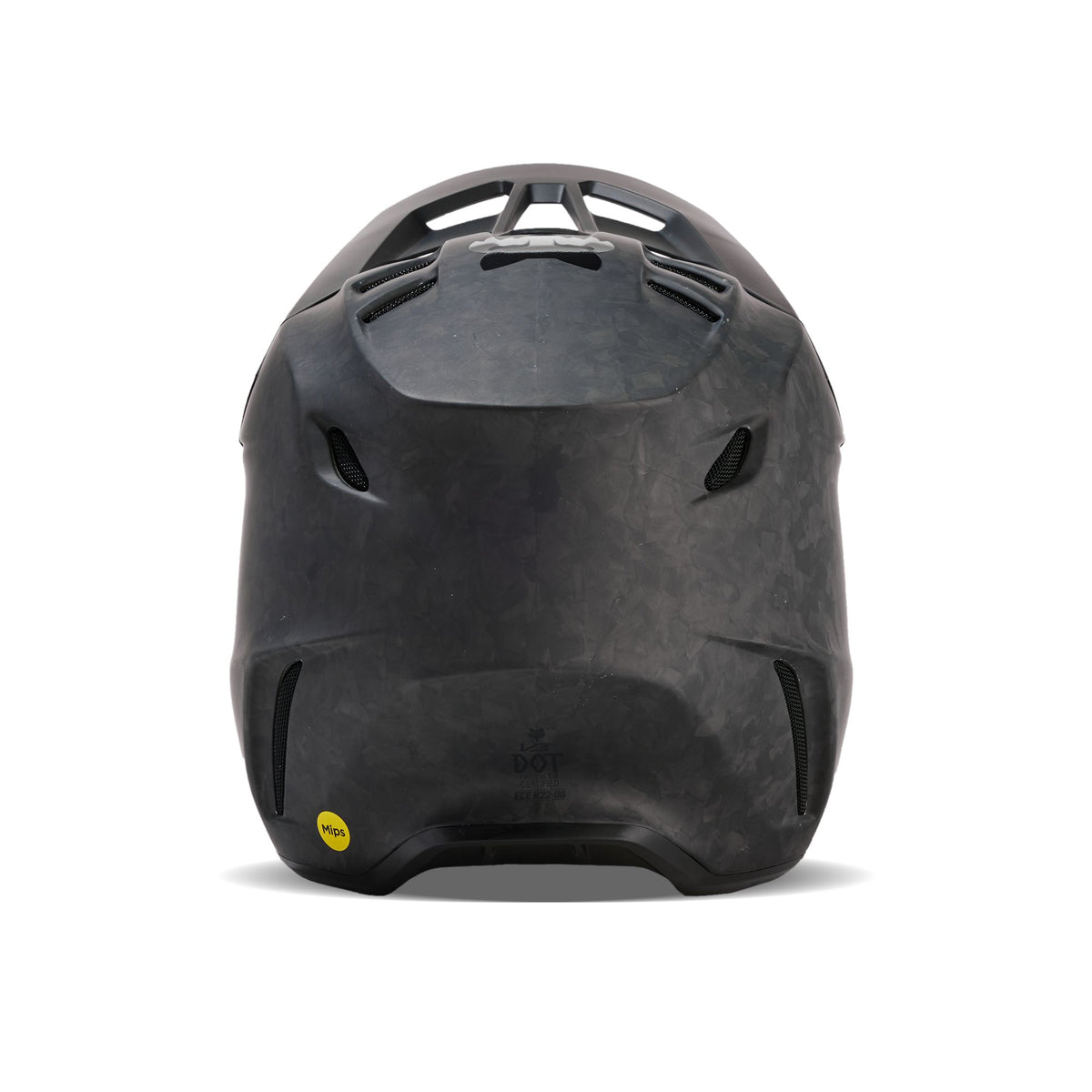 Fox Racing V3 Rs Carbon Solid Helmet - Matte Black