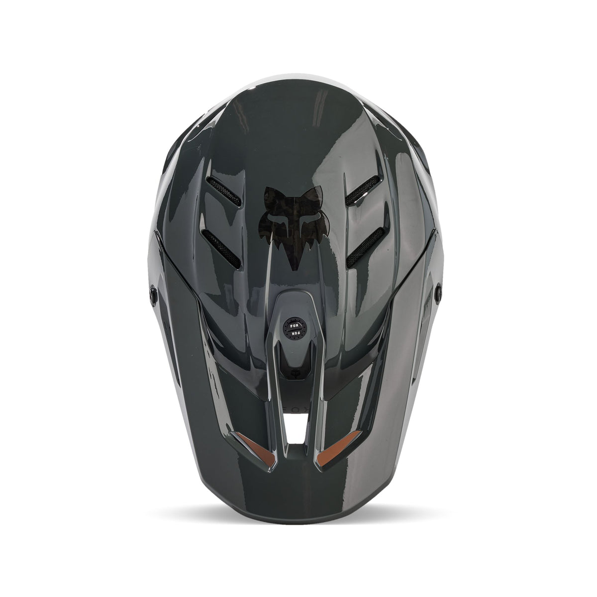 Fox Racing V3 Rs Carbon Solid Helmet - Dark Shadow