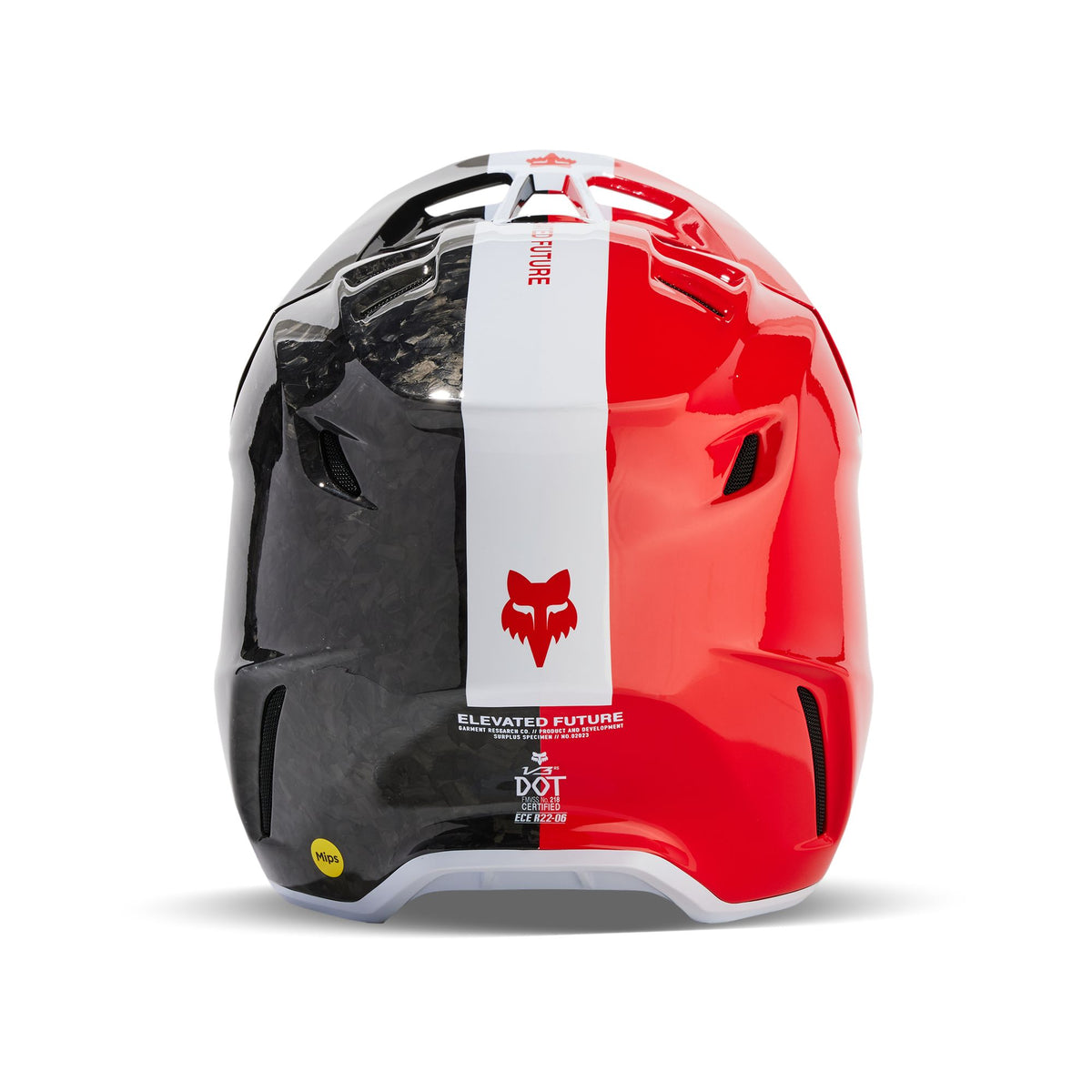 Fox Racing V3 Rs Optical Helmet - Flo Red