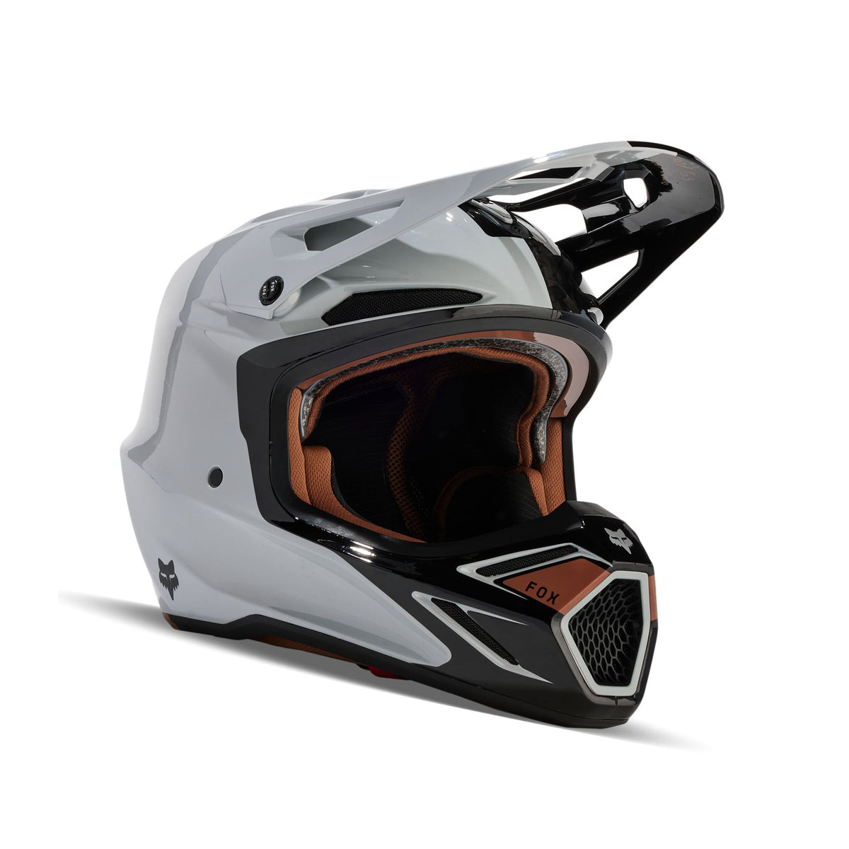 Fox Racing V3 Rs Optical Helmet - Steel Gray
