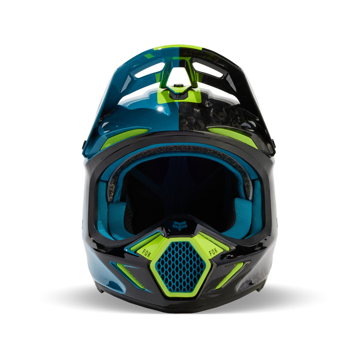 Fox Racing V3 Rs Optical Helmet - Maui Blue