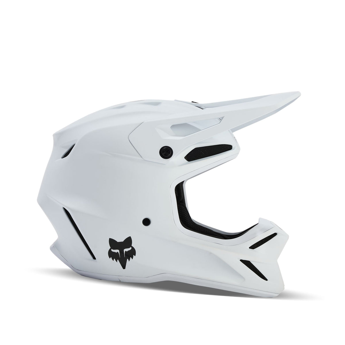 Fox Racing V3 Solid Helmet - Matte White