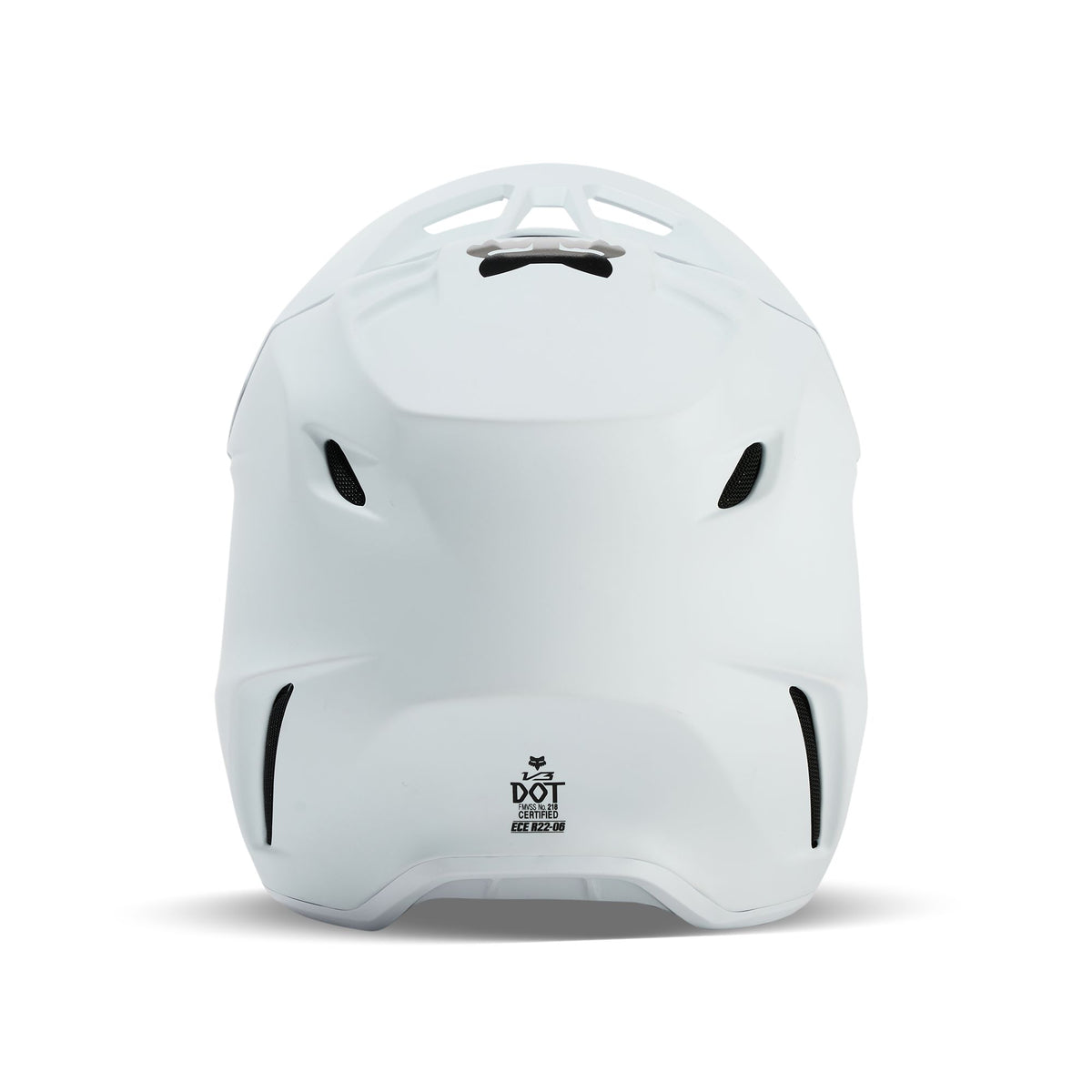 Fox Racing V3 Solid Helmet - Matte White