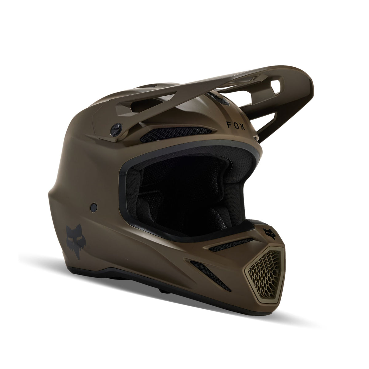 Fox Racing V3 Solid Helmet - Dirt