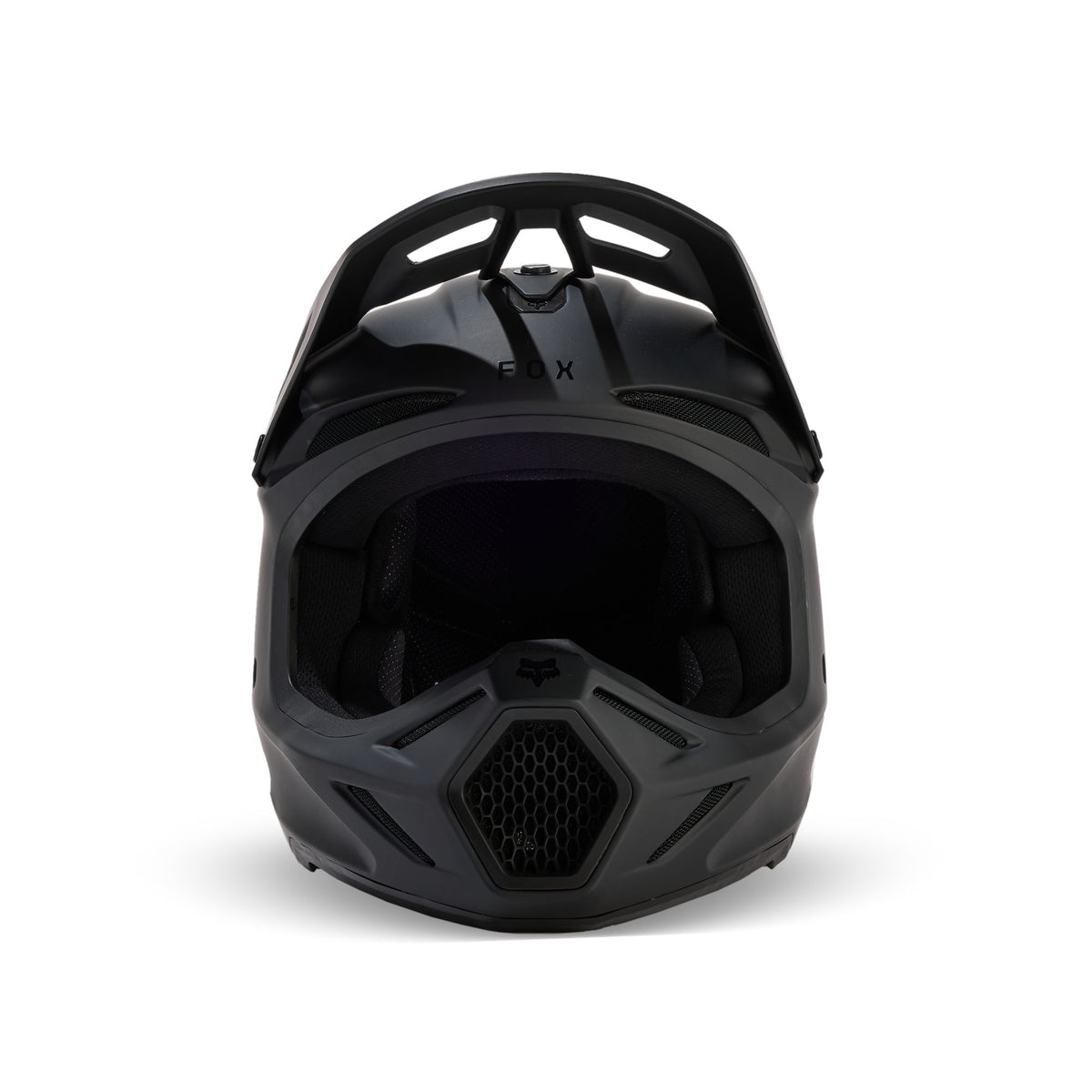 Fox Racing V3 Solid Helmet - Matte Black