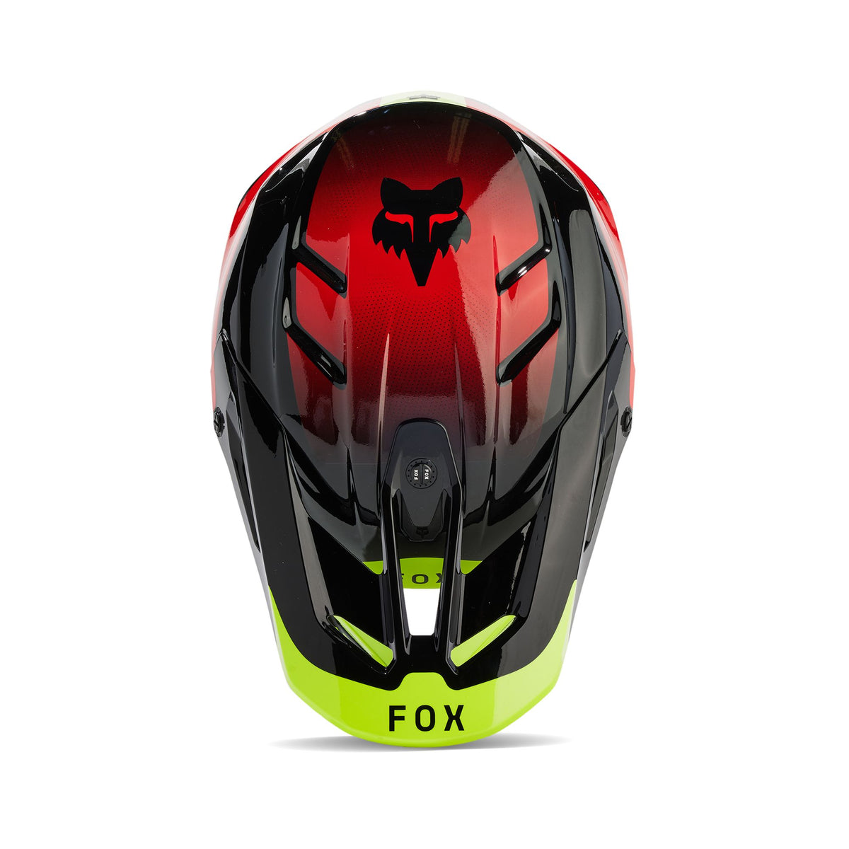 Fox Racing V3 Revise Helmet - Red/Yellow