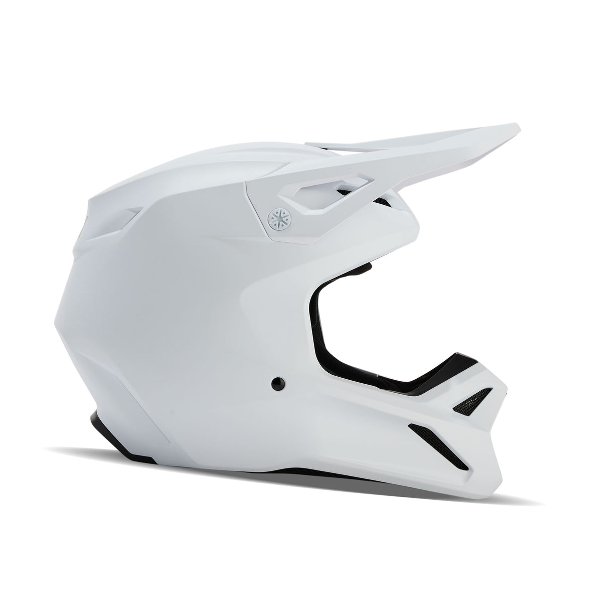 Fox Racing V1 Solid Helmet - Matte White