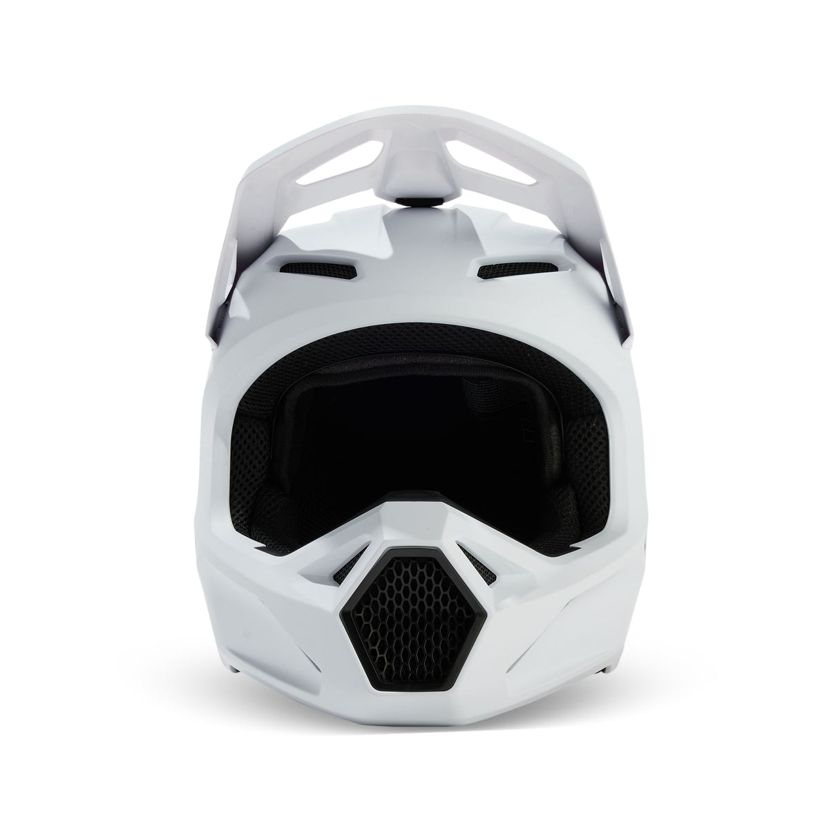 Fox Racing V1 Solid Helmet - Matte White