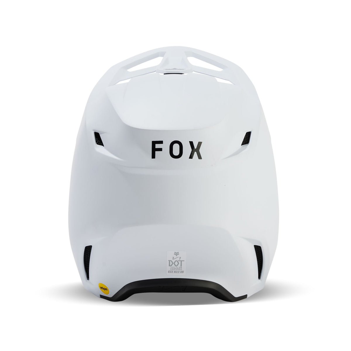 Fox Racing V1 Solid Helmet - Matte White