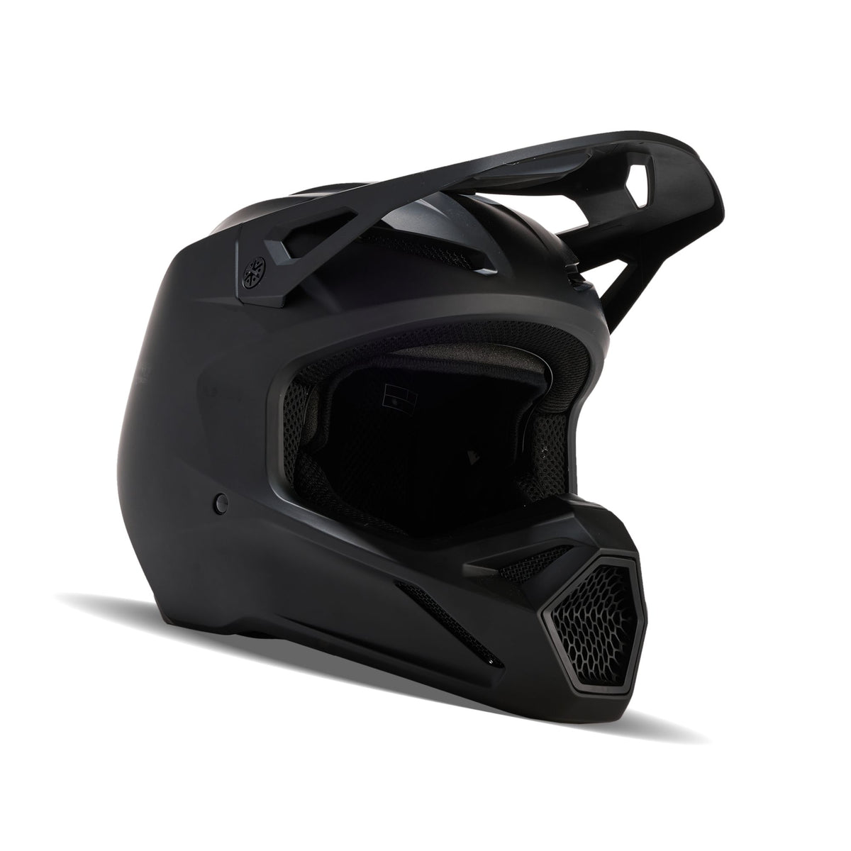 Fox Racing V1 Solid Helmet - Matte Black